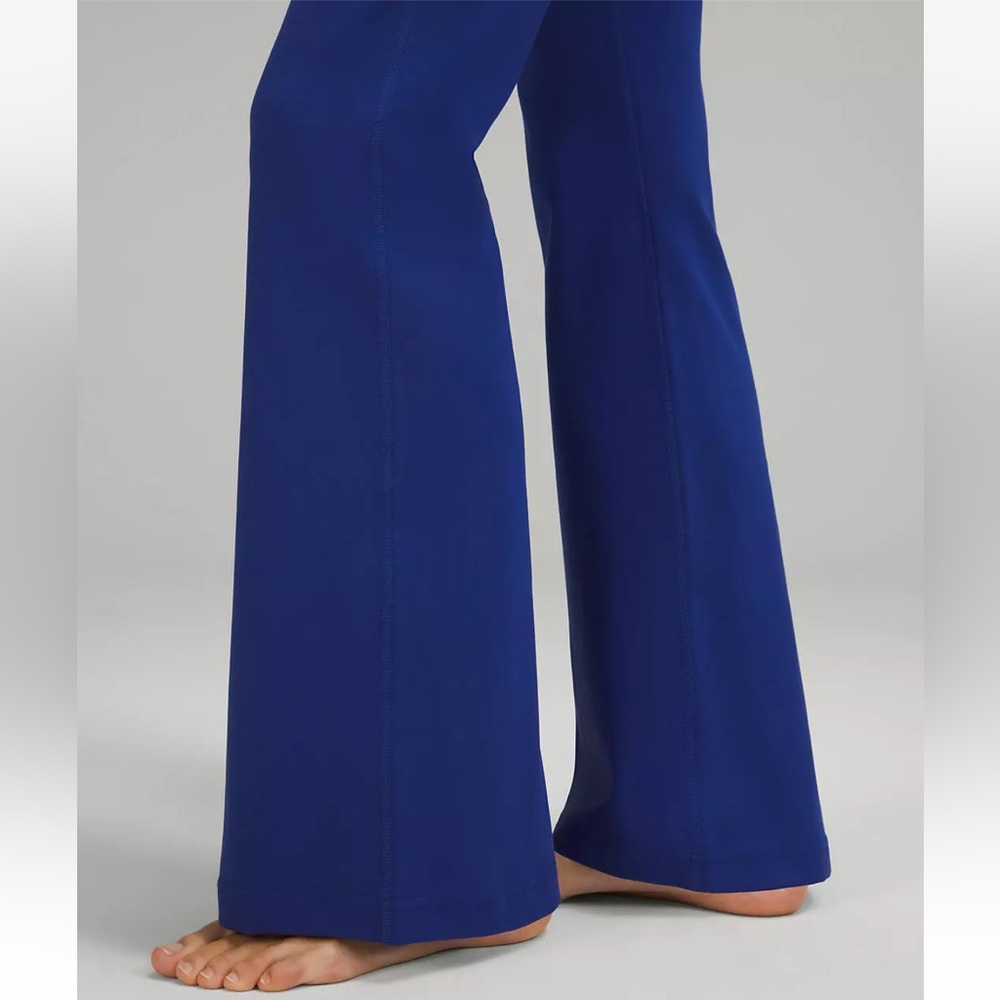 E2 Lululemon‎ Groove High Rise Blue Flared Pants - Picture 6 of 12